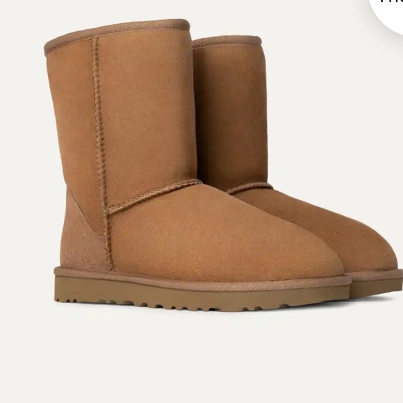 Uggs Classic II Sz women’s 9 Brown Yan Suede Shearling Boots VGUC - Picture 1 of 13